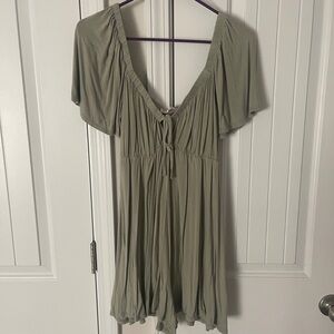 Sage green soft romper